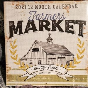 2021 Farmers Market Calander HARD TO FIND
